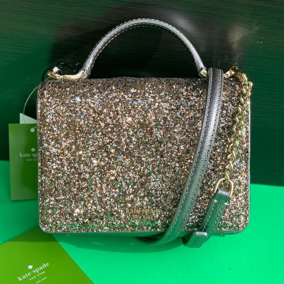 Kate Spade Maisie Laurel Way Glitter Crossbody Bag - Picture 2 of 8